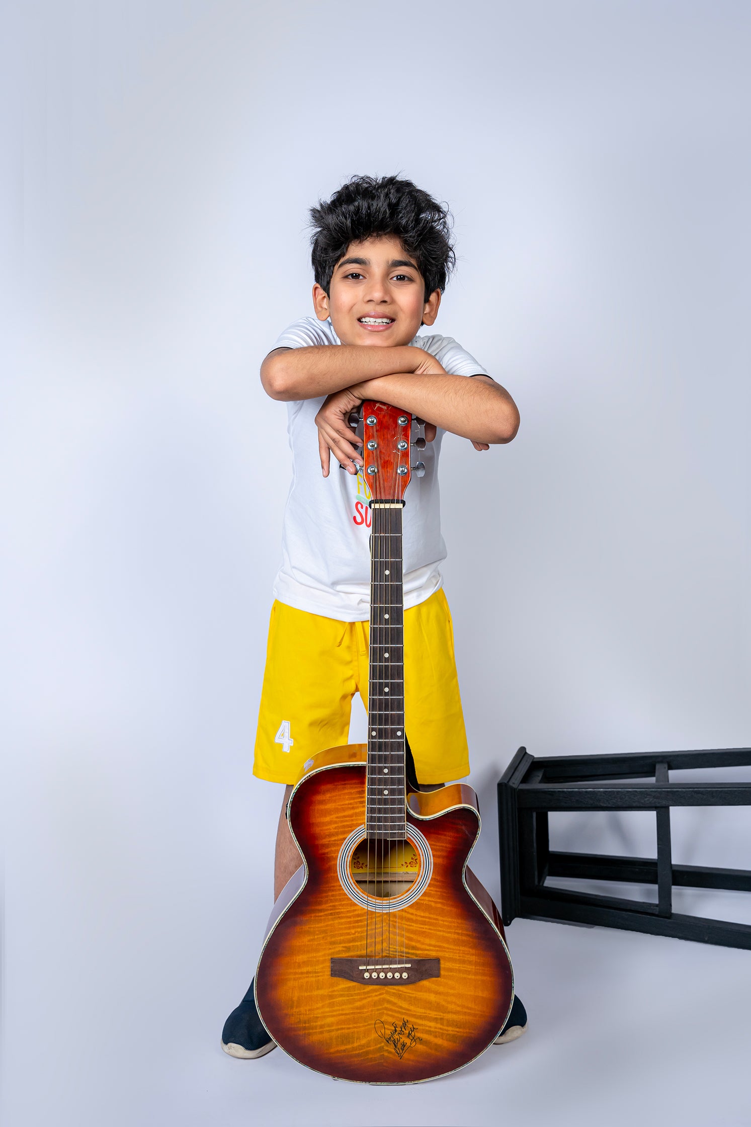 BOY'S TWILL SHORT YELLOW