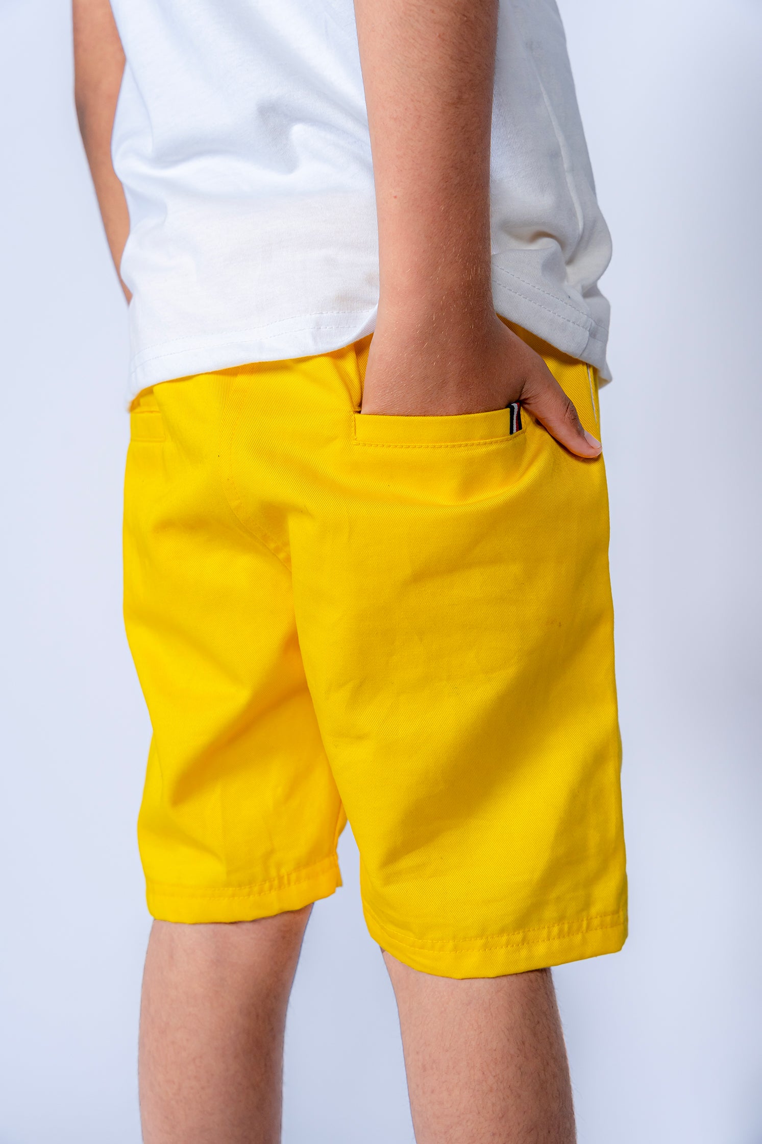 BOY'S TWILL SHORT YELLOW