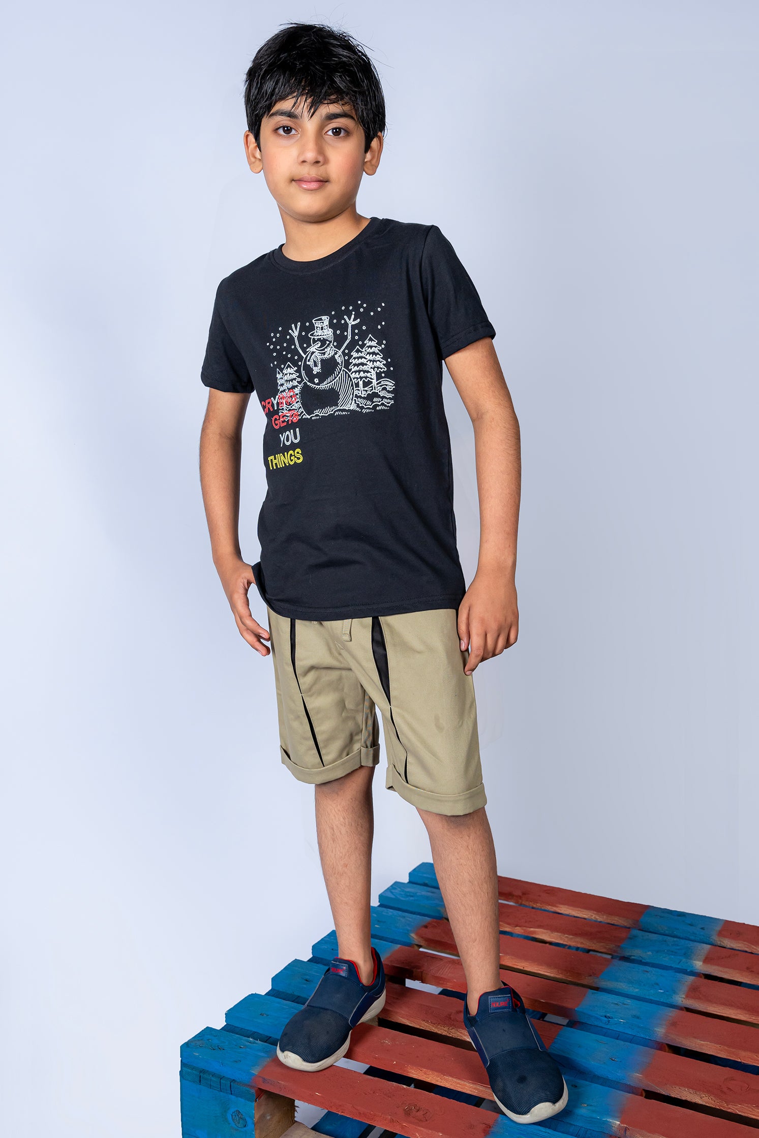 BOY'S TWILL SHORT KHAKI