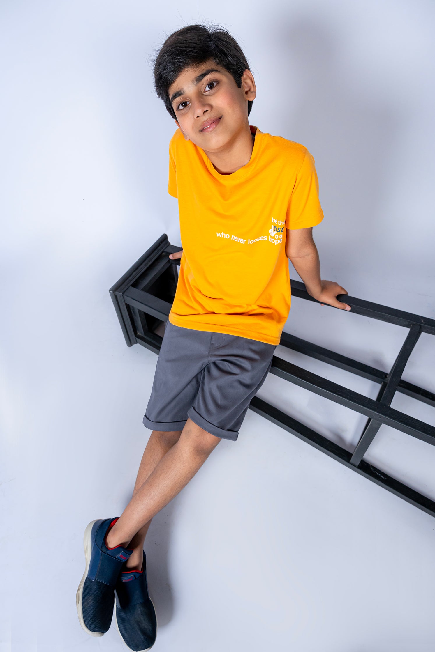 BOY'S TWILL SHORT GRAY