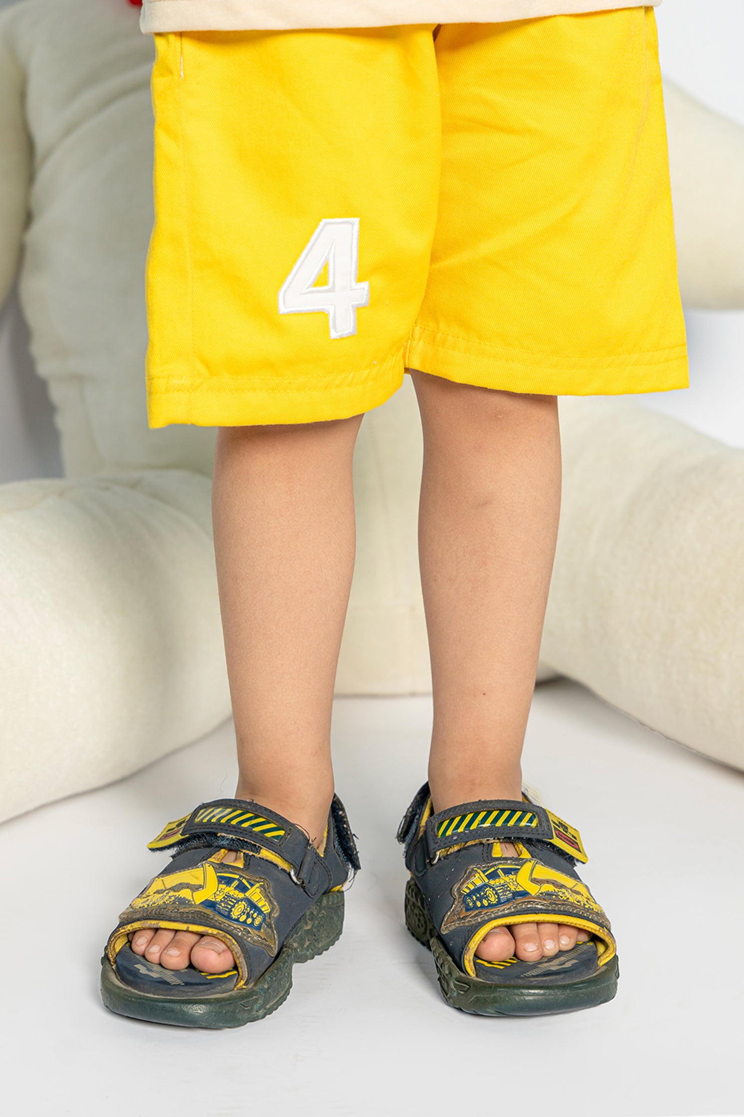 KID'S TWILL SHORT YELLOW