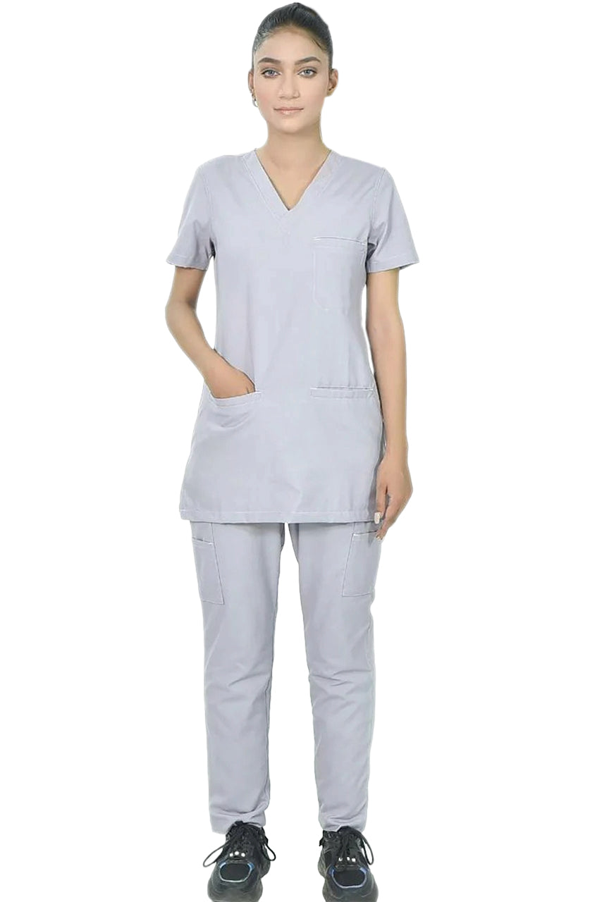 PROFESSIONAL UNISEX MILANO SCRUB SUIT / FUNCTIONAL V-NECKLINE MILANO SCRUB SUIT