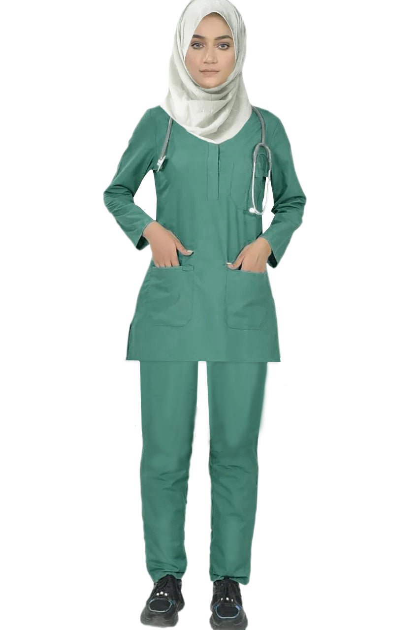 FEMALE SOFIA SCRUB SUIT (COMBO OF 2 SCRUB SETS)