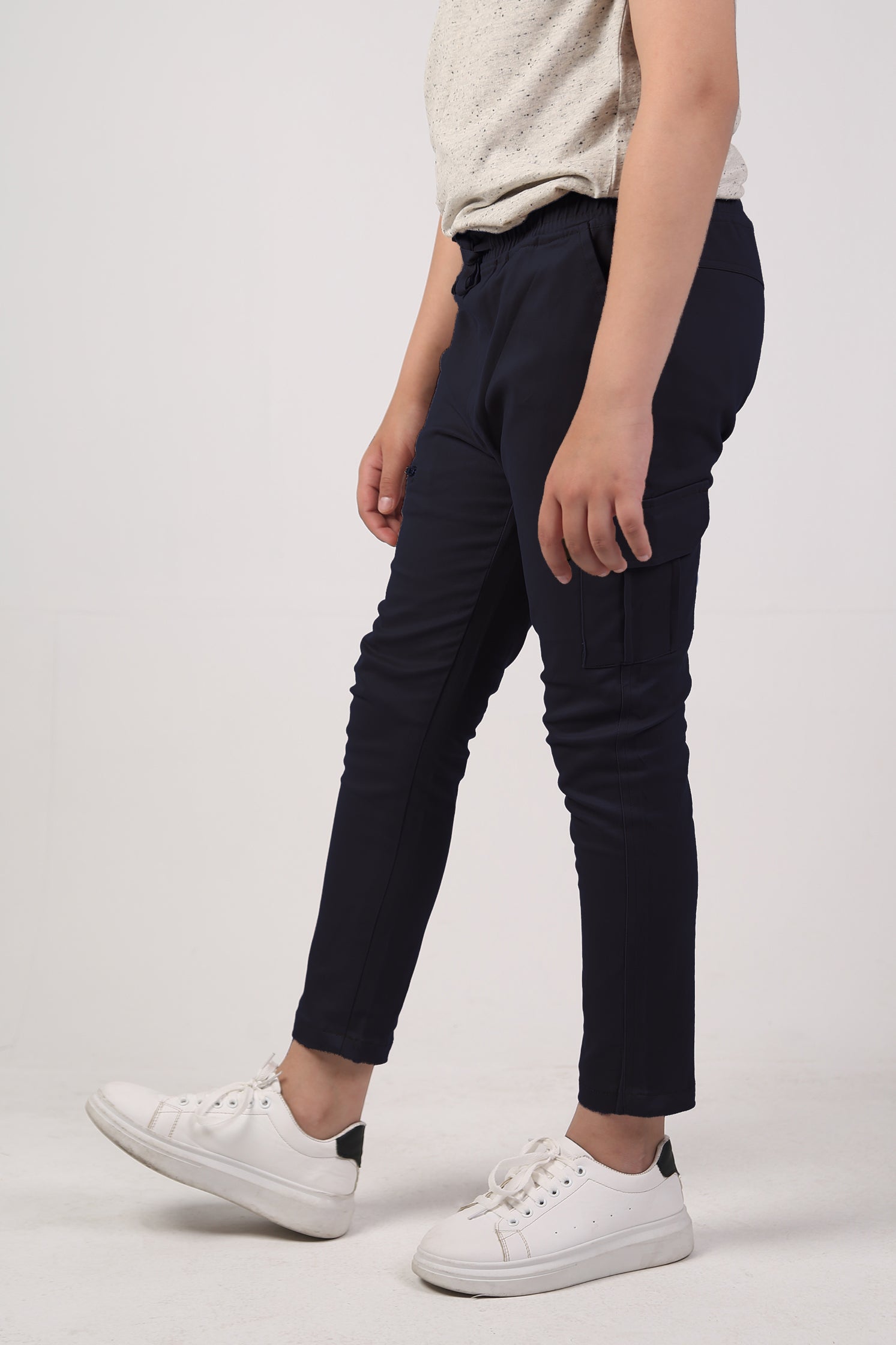BOY'S NAVY BLUE CHINO PANT