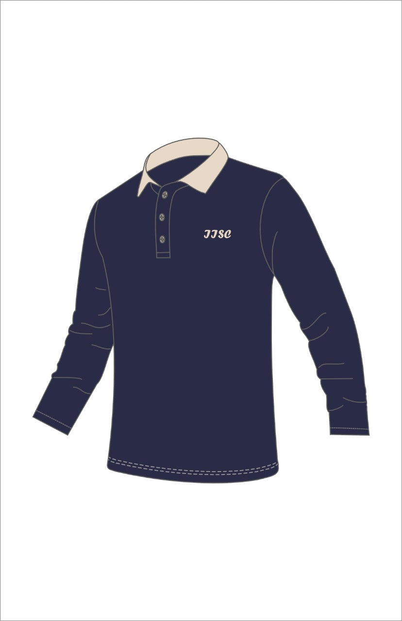IISC F/S POLO SHIRT NAVY FOR BOYS