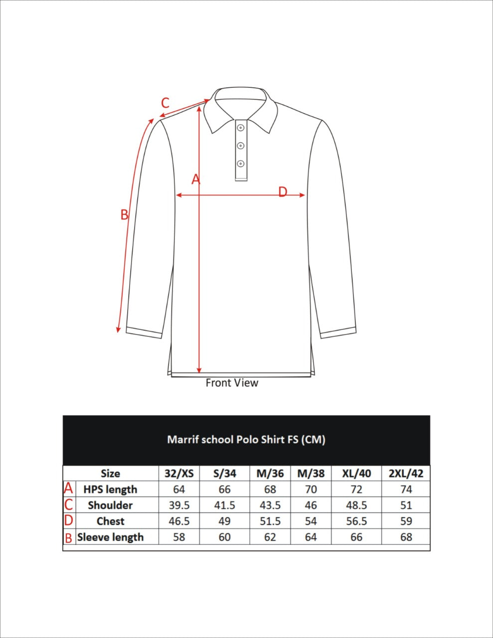 MARIF POLO SHIRT WHITE F/S (BOYS)