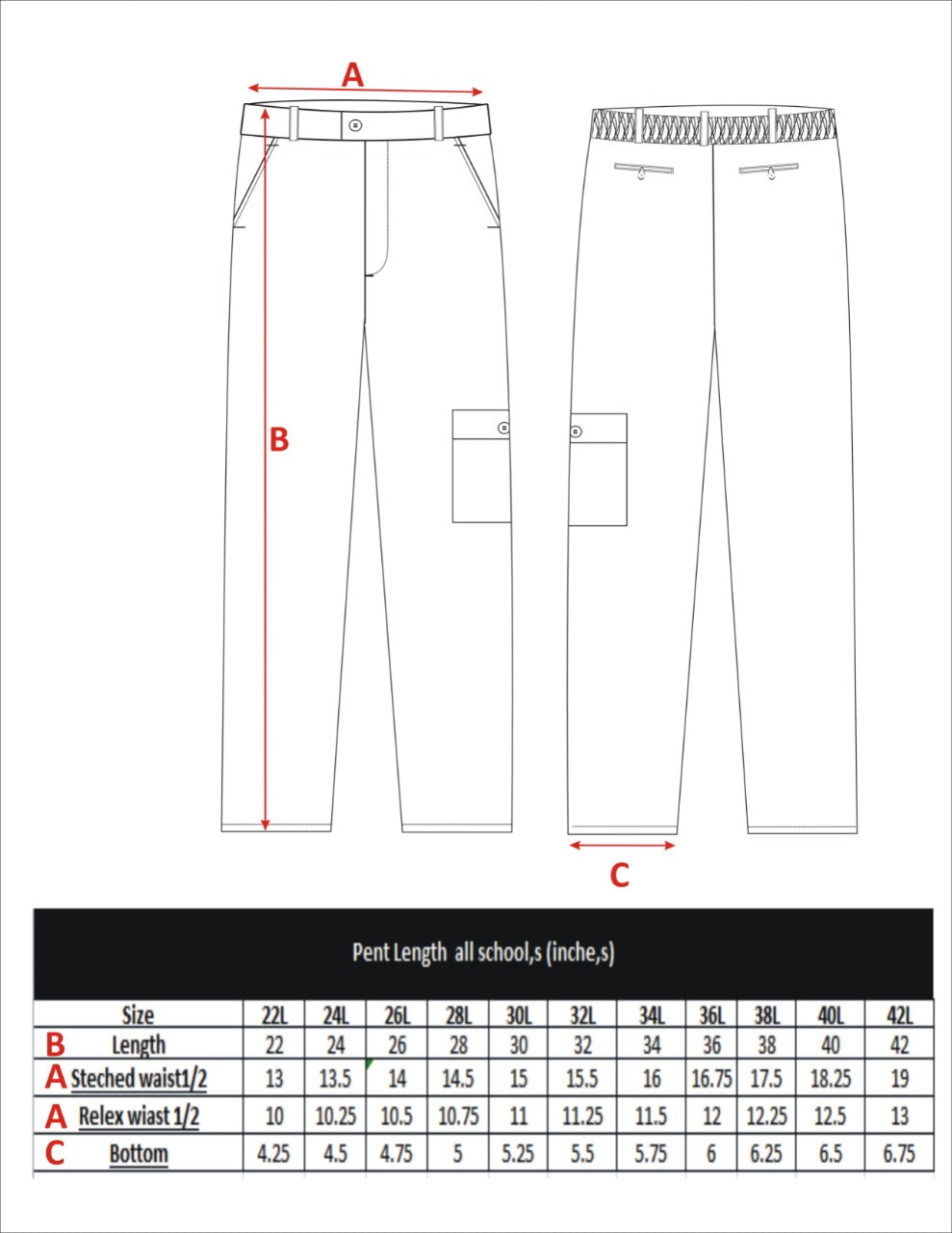 PANT GREY FOR BOYS LENGTH (AIR FOUNDATION)