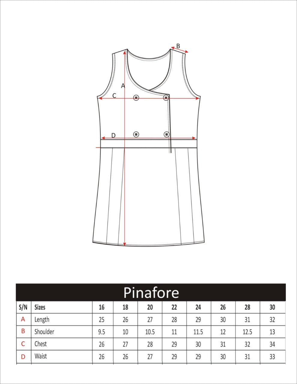 PINAFORE GREY GIRLS (AIR FOUNDATION)