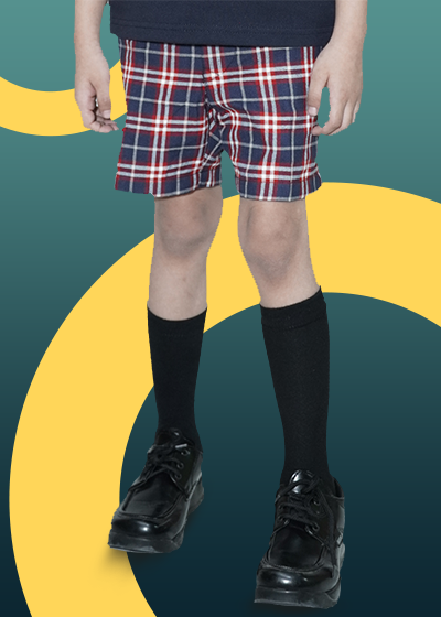 IISC CHECK SHORTS N/BLUE