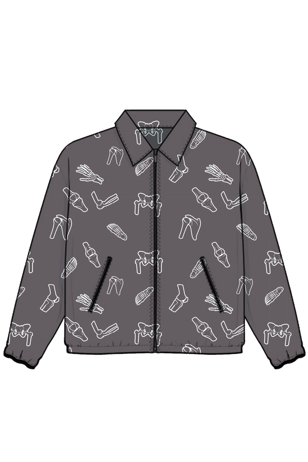 PROFESSIONAL PRINTED WARM UP JACKET / STYLEMED WARM UP JACKET