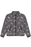 PROFESSIONAL PRINTED WARM UP JACKET