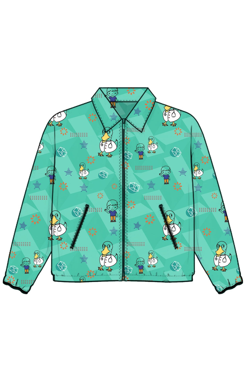 PROFESSIONAL PRINTED WARM UP JACKET / STYLEMED WARM UP JACKET