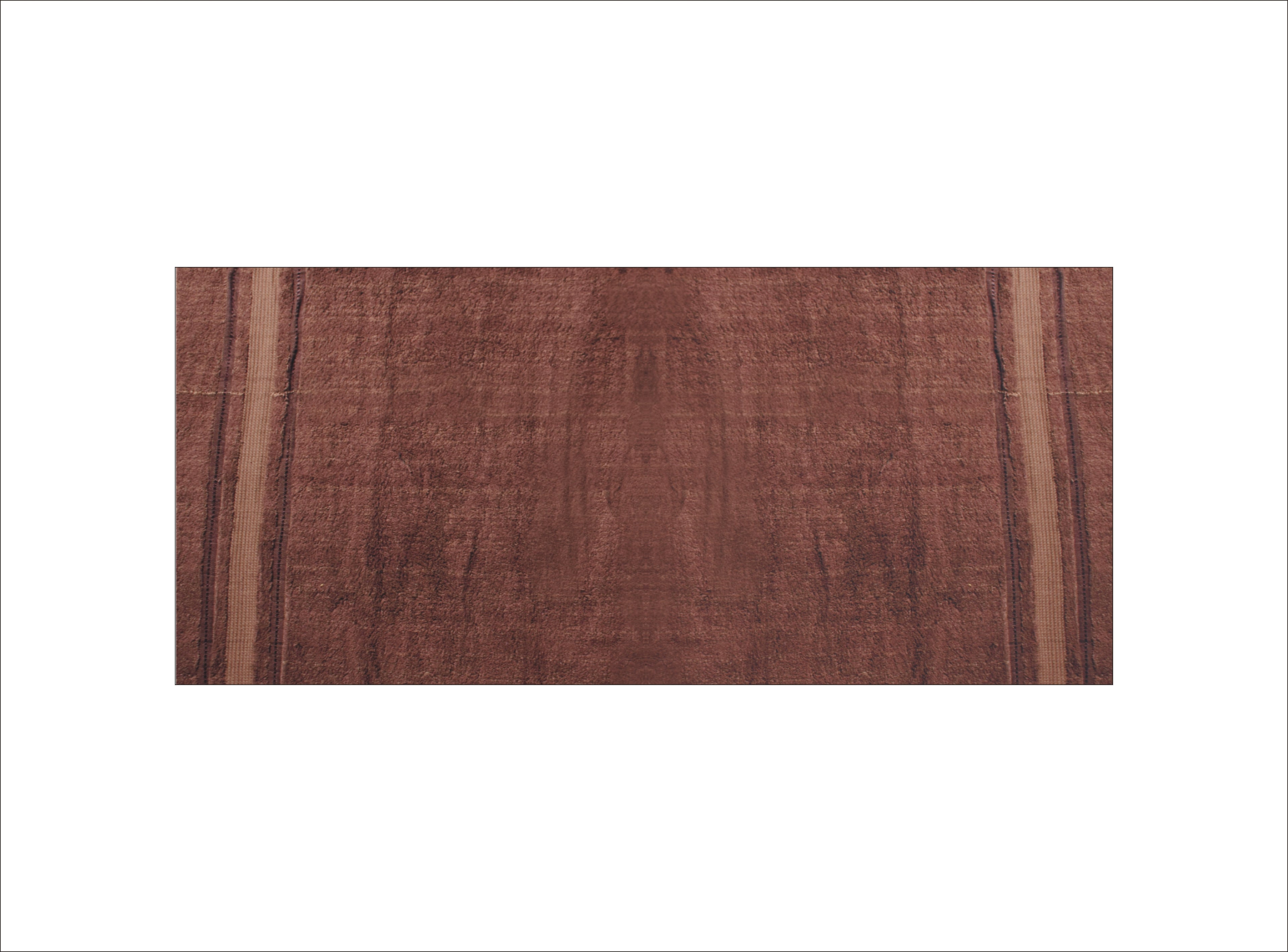 LUXURY 100% COTTON PROFESSIONAL BROWN ZERO TWIST TOWEL