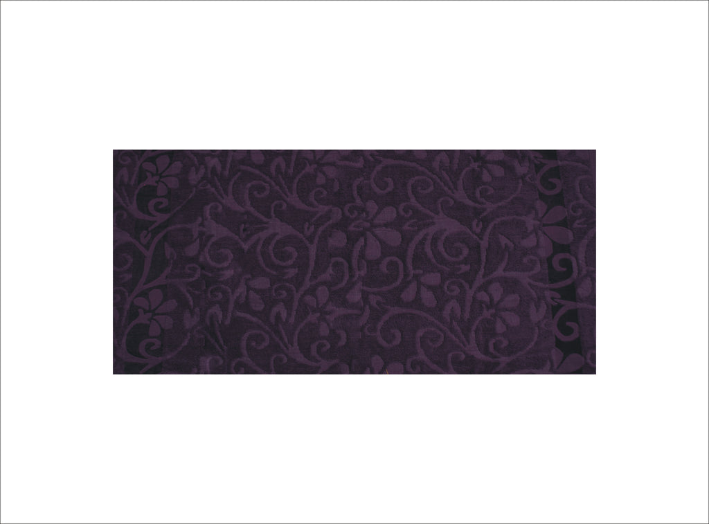 LUXURY 100% COTTON PROFESSIONAL PURPLE JACQUARD TOWEL
