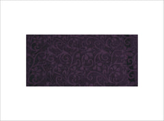 PURPLE AI OVER FLOWER TOWEL