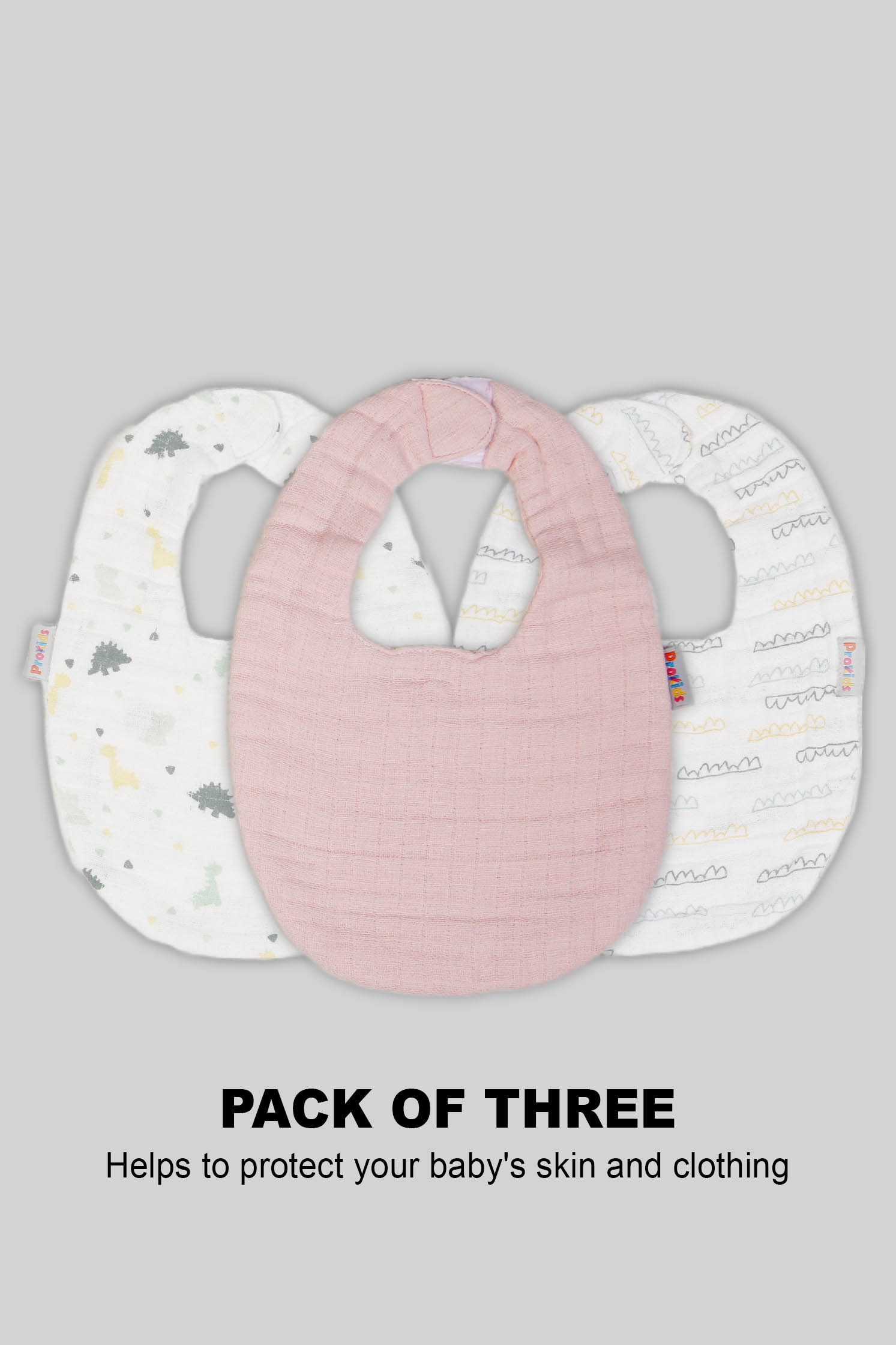 KIDS BIBS 3 IN 1 PACK