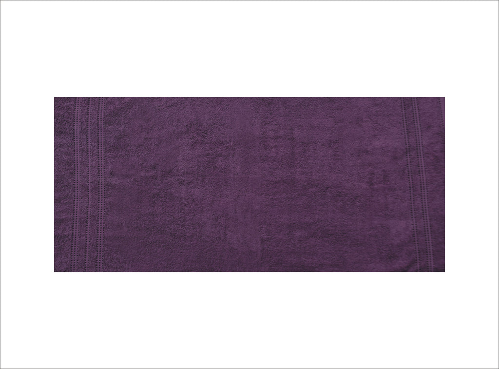 LUXURY 100% COTTON PROFESSIONAL PURPLE COMBED TOWEL