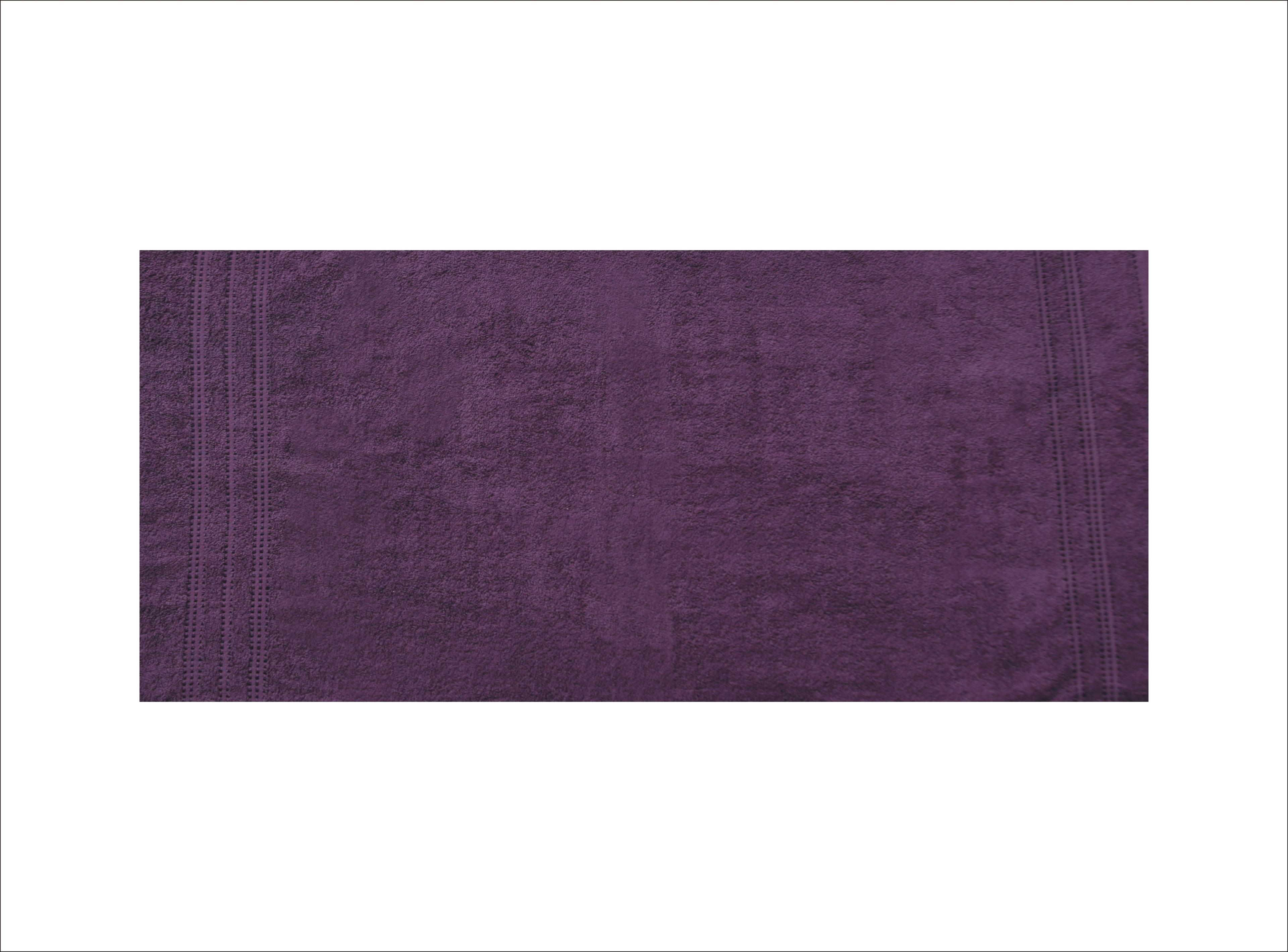LUXURY 100% COTTON PROFESSIONAL PURPLE COMBED TOWEL