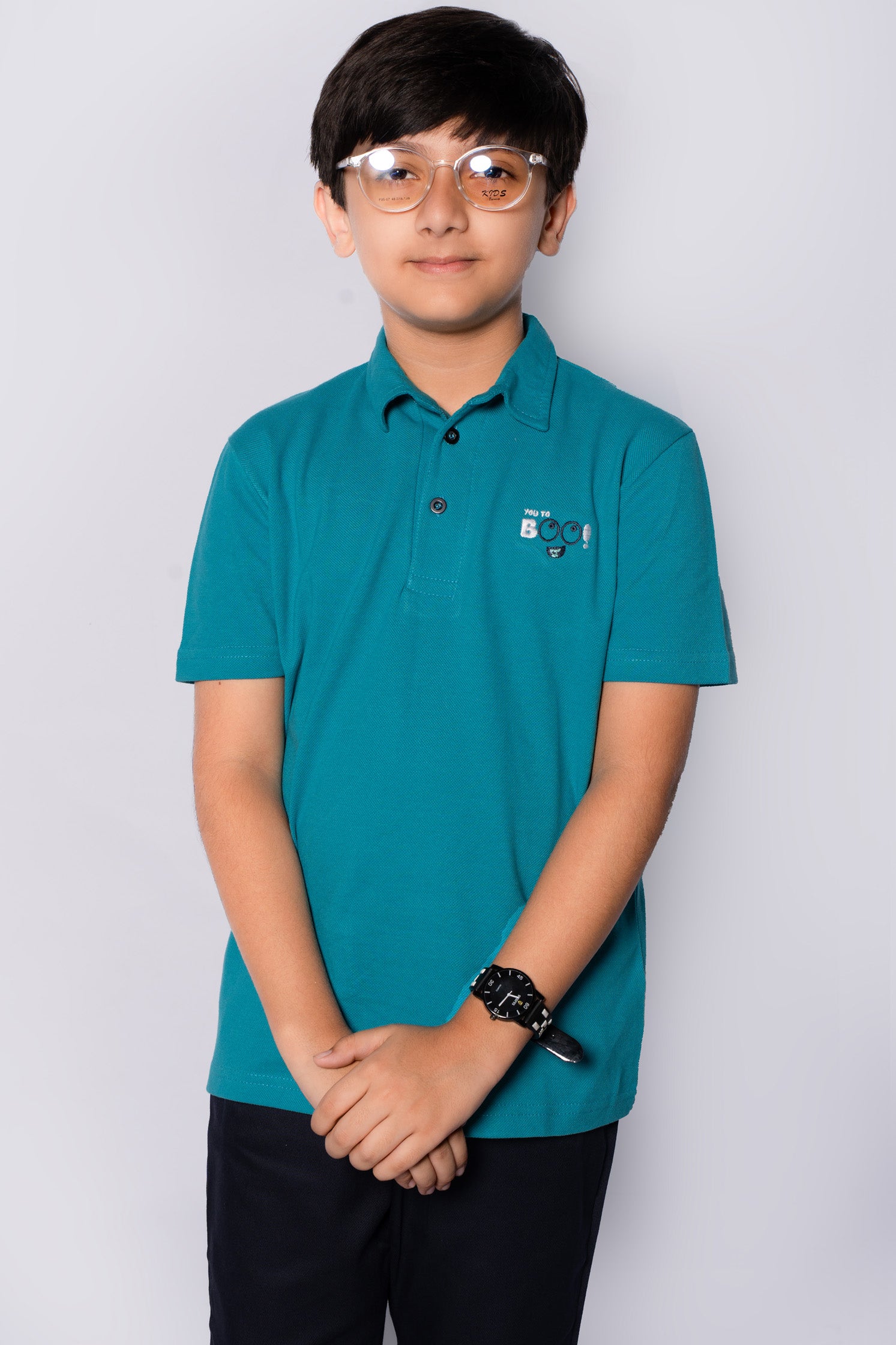 BOY'S VIVID BLUE POLO SHIRT