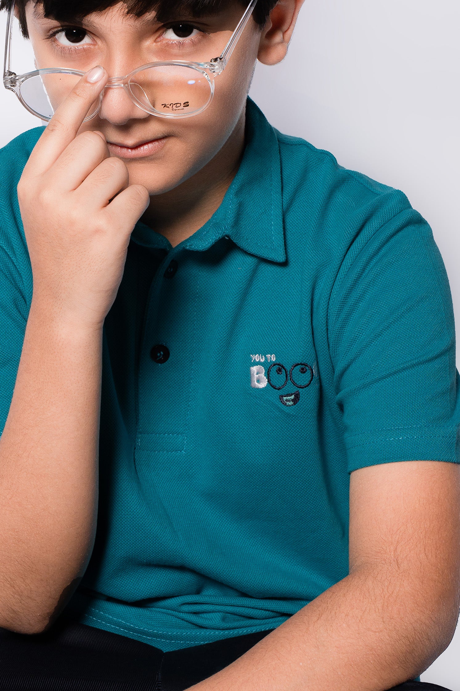 BOY'S VIVID BLUE POLO SHIRT