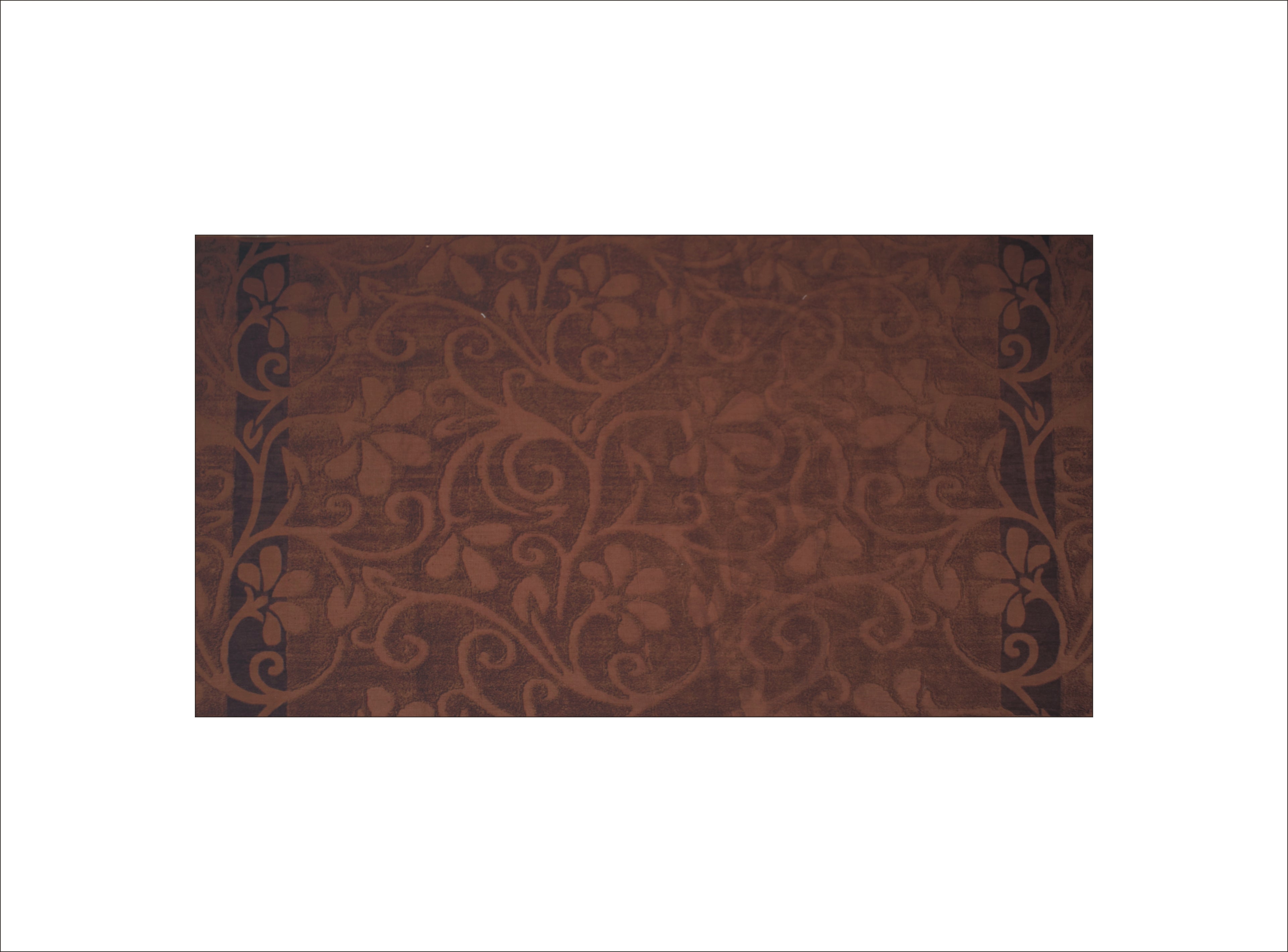 LUXURY 100% COTTON PROFESSIONAL BROWN JACQUARD TOWEL