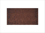 BROWN AI OVER FLOWER TOWEL