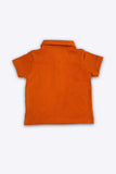 BABY POLO ORANGE WITH EMBROIDERY