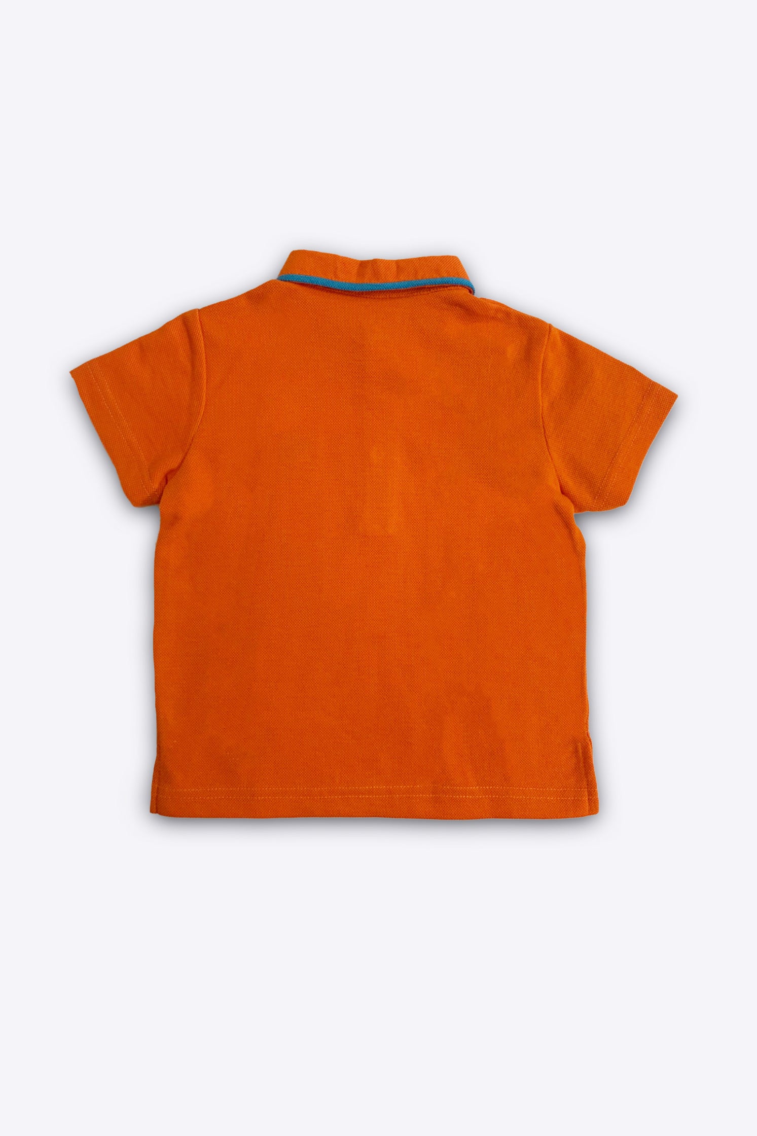 KIDS POLO ORANGE FRONT EMBROIDERY