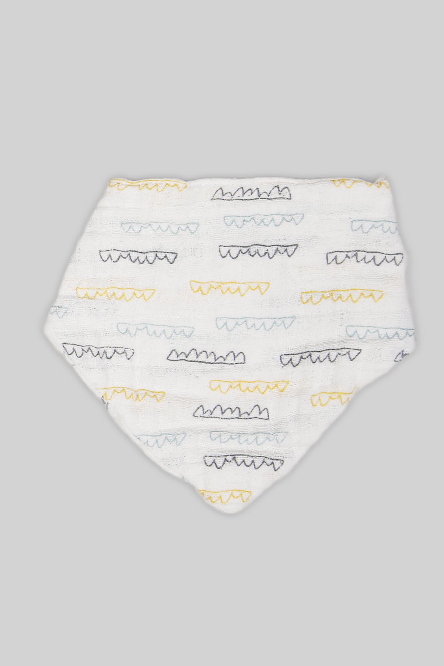 SOFT ABSORBENT BABY MUSLIN BIBS PACK OF 3