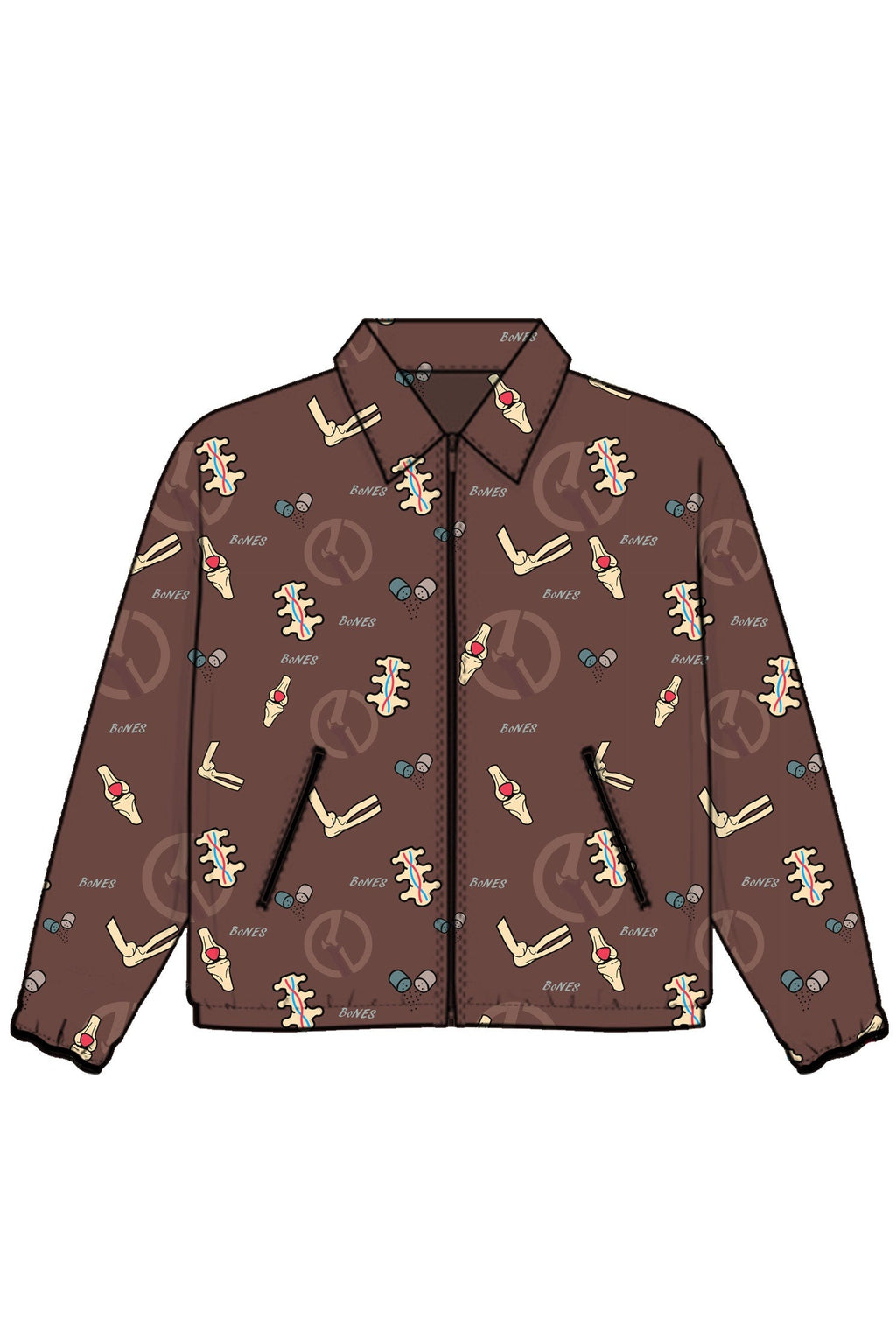 PROFESSIONAL PRINTED WARM UP JACKET / STYLEMED WARM UP JACKET