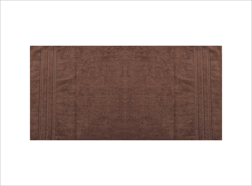 LUXURY 100% COTTON PROFESSIONAL BROWN COMBED TOWEL