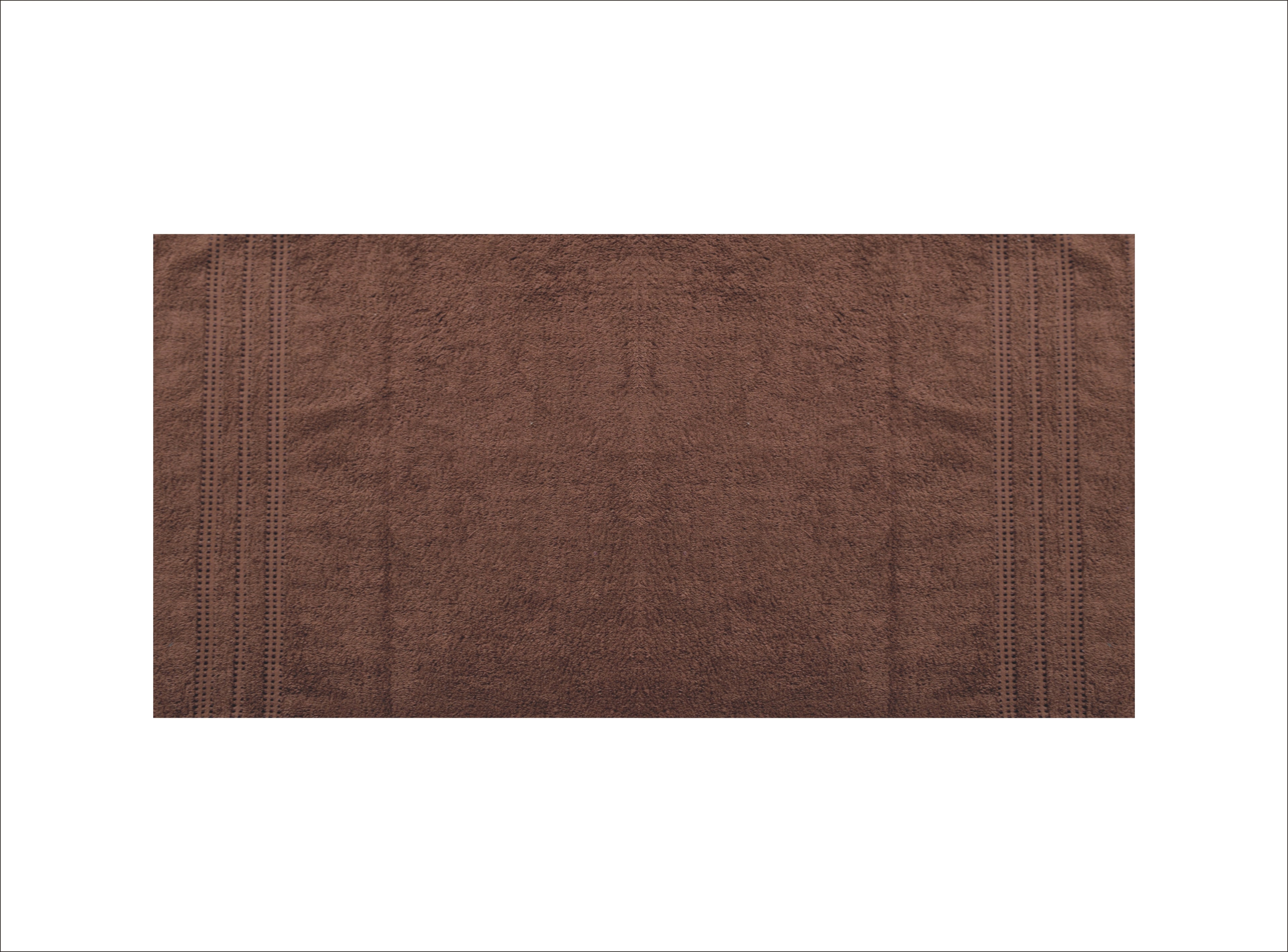 LUXURY 100% COTTON PROFESSIONAL BROWN COMBED TOWEL