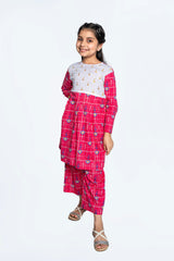 Girls Digital Print 2pc Suit