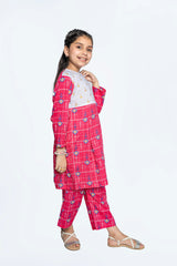Girls Digital Print 2pc Suit