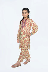 Girls Digital Print 2pc Suit