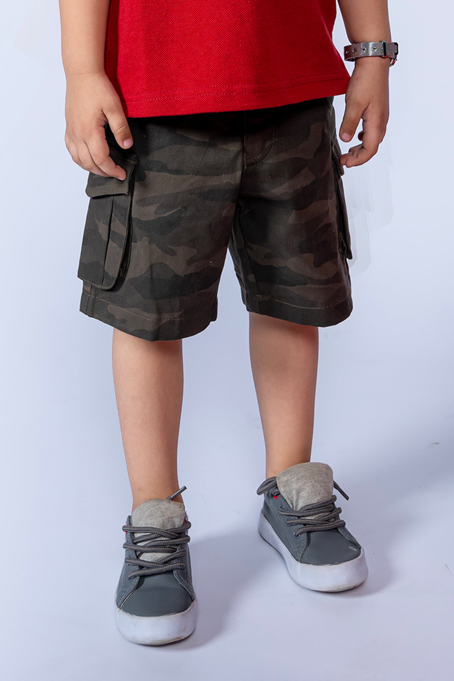 KID'S TWILL SHORT CAMO
