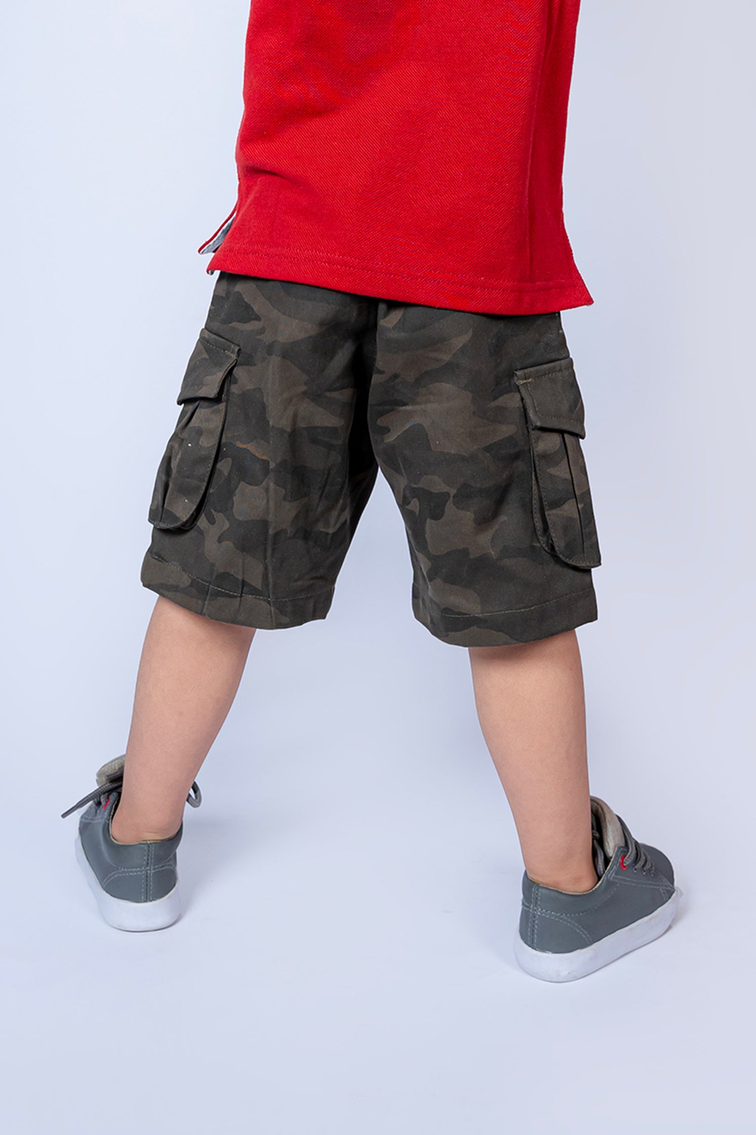 KID'S TWILL SHORT CAMO