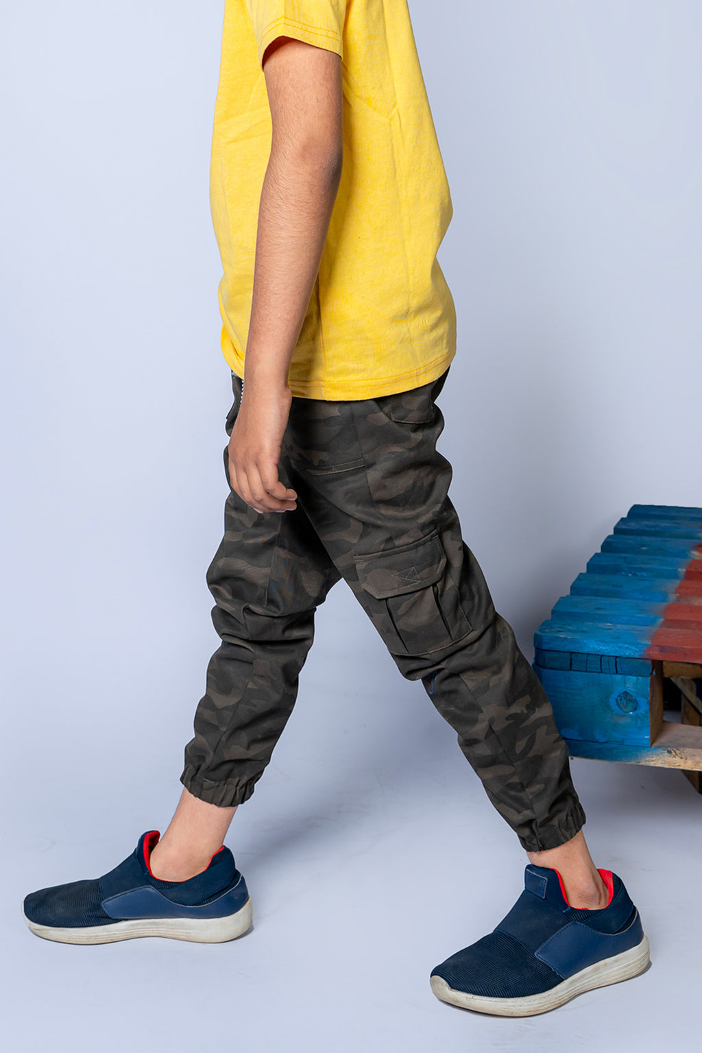 BOY'S CAMO PRINT CHINO PANT