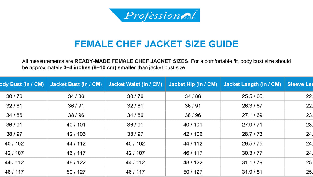 FEMALE JULIA PROFESSIONAL CHEF JACKET