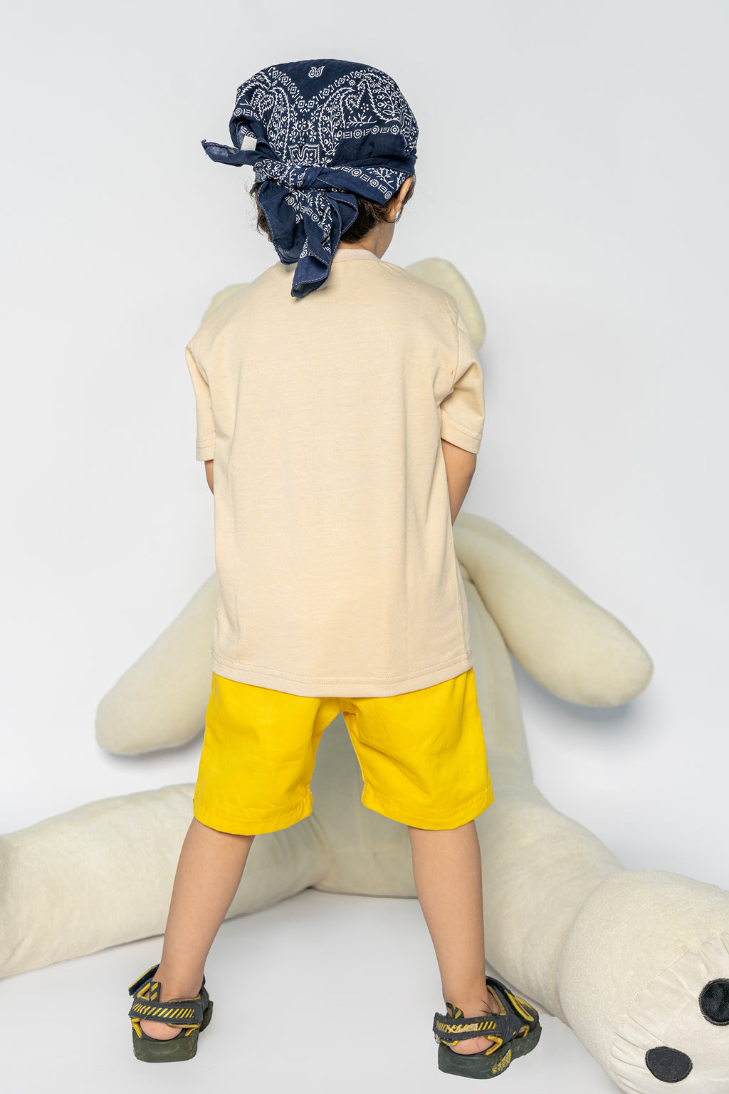 KID'S T-SHIRT WITH "READY SET GO" PRINTING