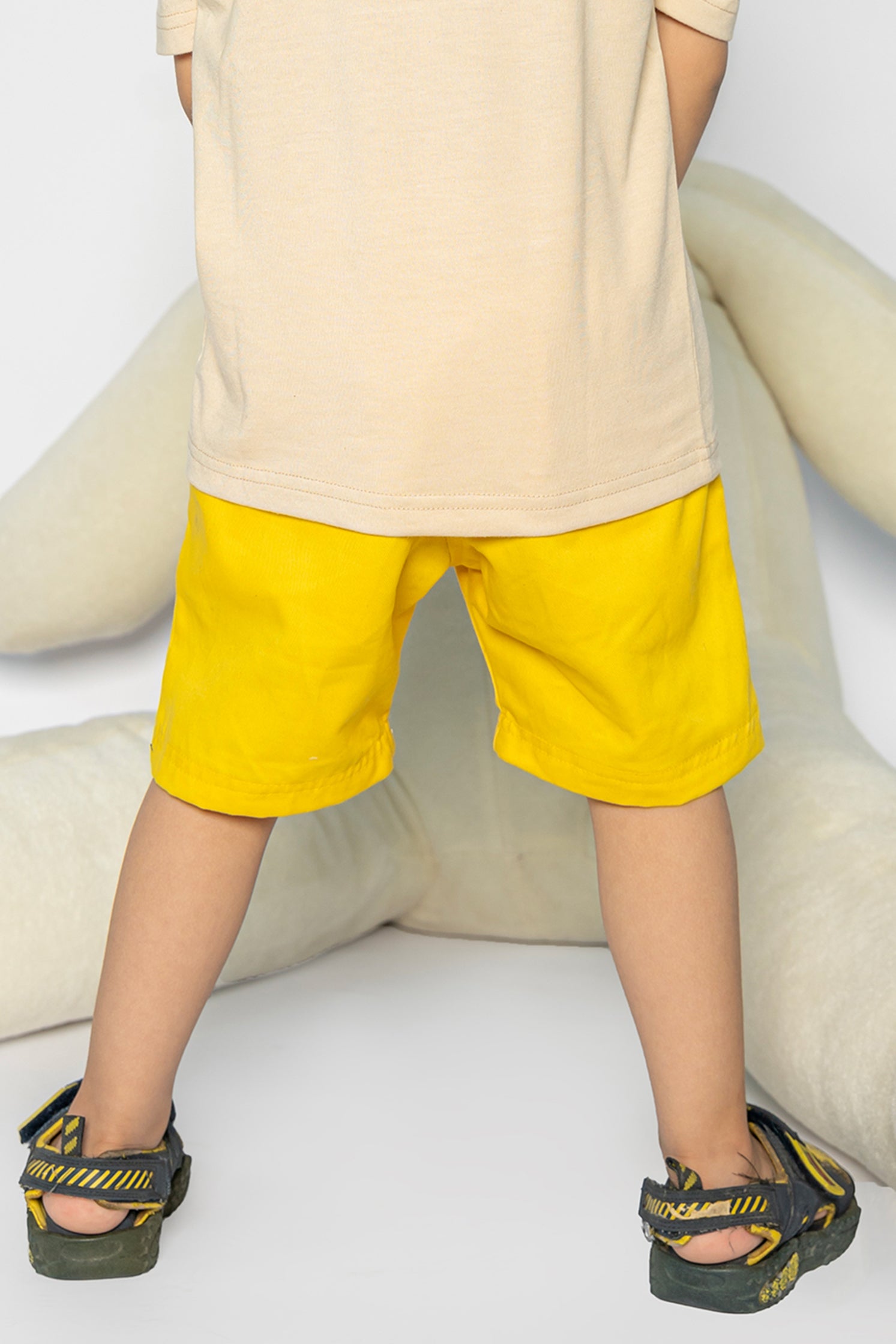 KID'S TWILL SHORT YELLOW