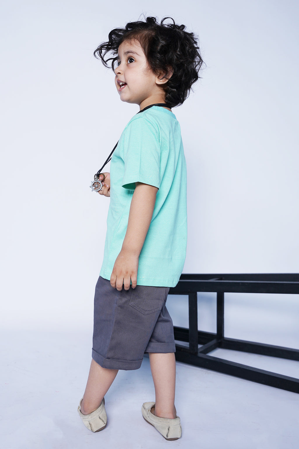 KID'S T-SHIRT FEROZI WITH "BE HAPPY" PRINTING
