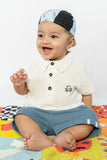 BABY POLO WHITE WITH EMBROIDERY