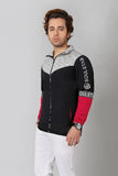 Men’s color block zipper jacket