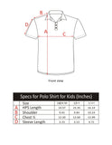 KIDS POLO WHITE WITH FRONT STAR EMBROIDERY