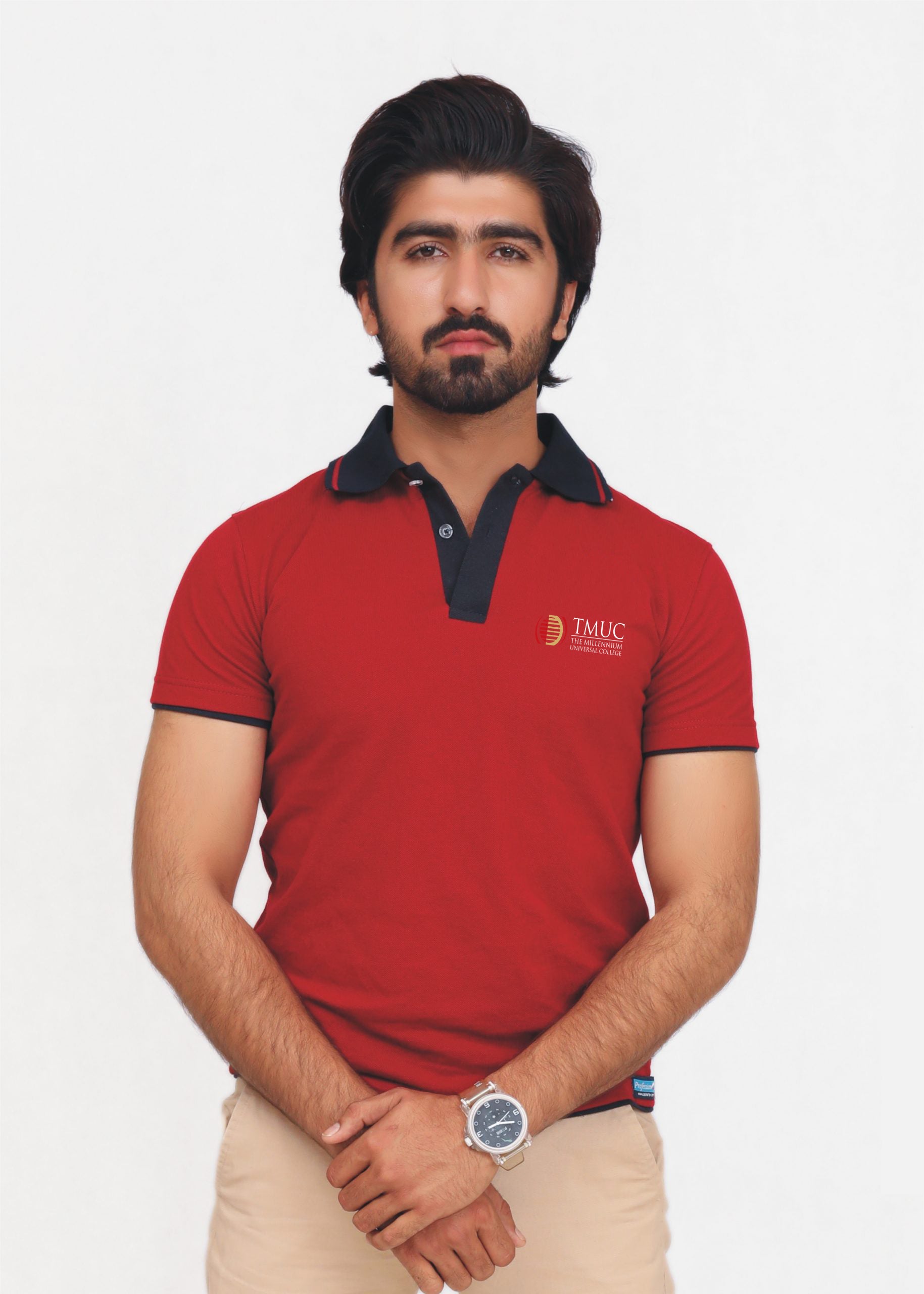 TMUC POLO SHIRT MAROON HALF SLEEVE (BOYS)