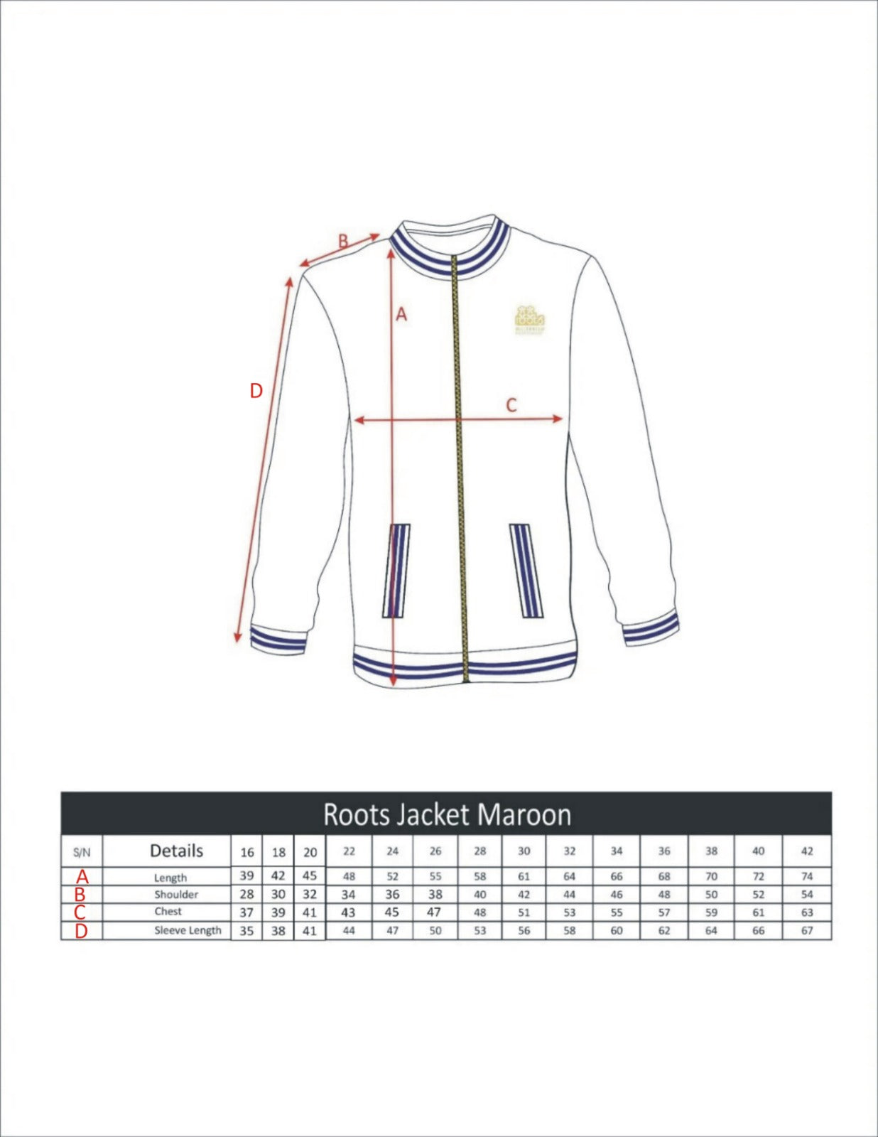 ROOTS JACKET BROWN RMS