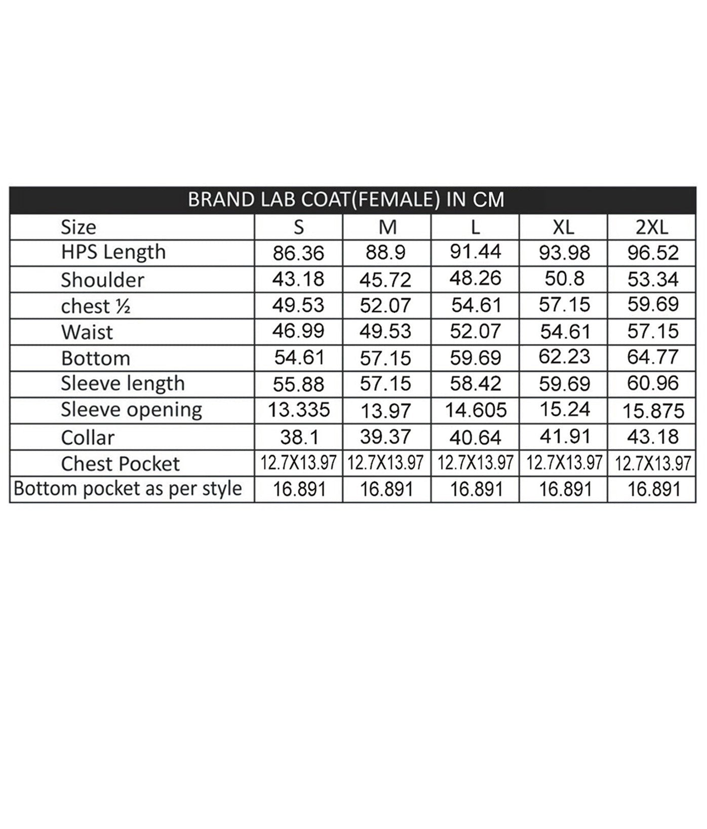 PROFESSIONAL FEMALE SAMARA LONG LENGTH LAB COAT