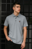 MEN'S POLO GRAY FRONT EMB