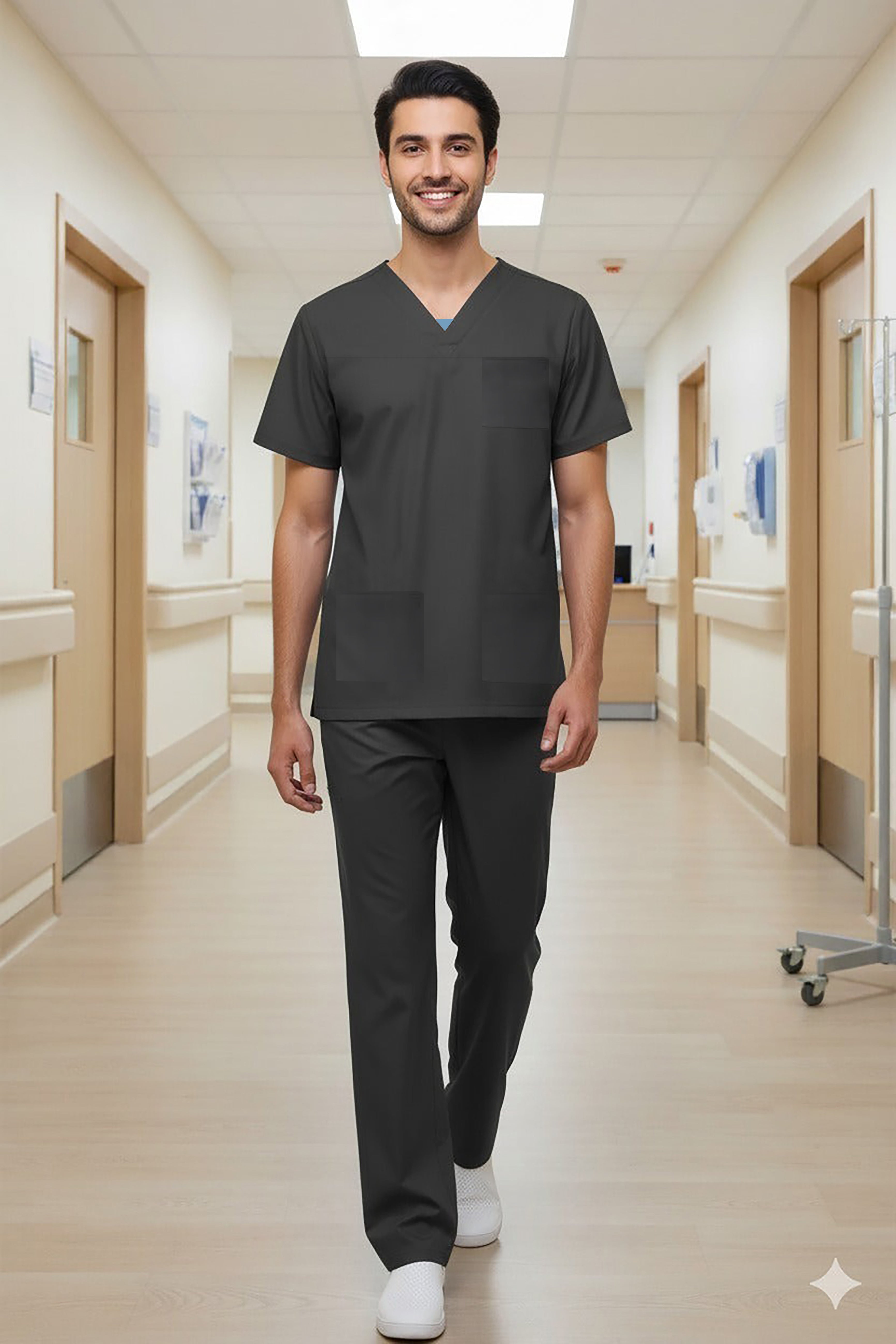 PROFESSIONAL UNISEX CAPE TOWN SCRUB SUIT / CLASSIC V-NECK MEDICAL CAPE TOWN SCRUB SUIT